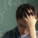 Thinking boy - Math Olympiad